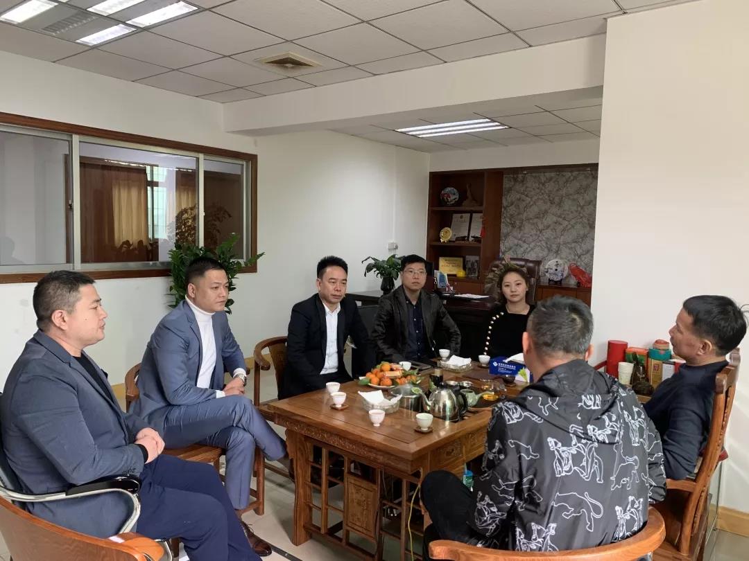 歲末走訪送祝福 商會服務暖企心——航城商會1月份輪值會長第4次率隊走訪會員企業